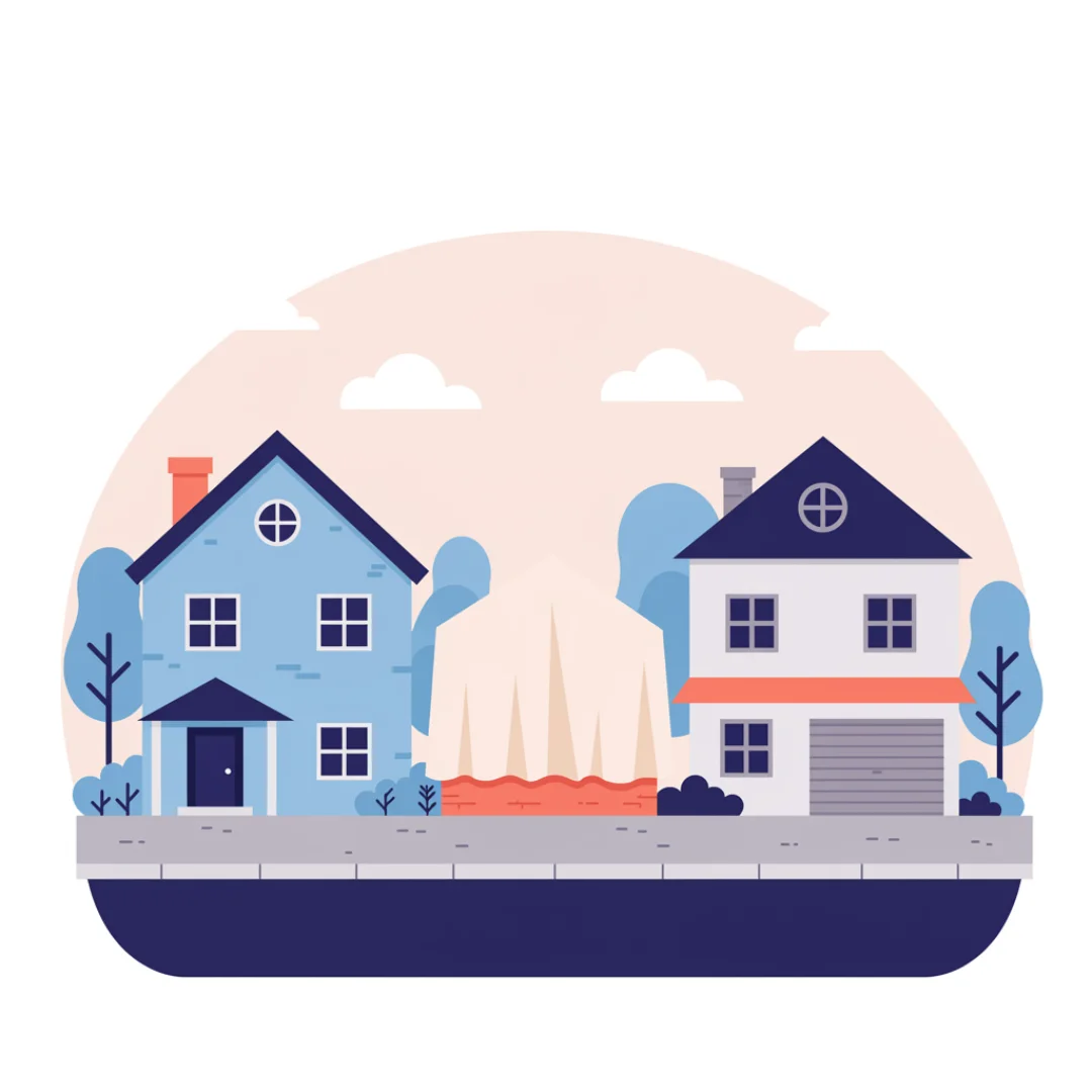 Hiding properties illustration