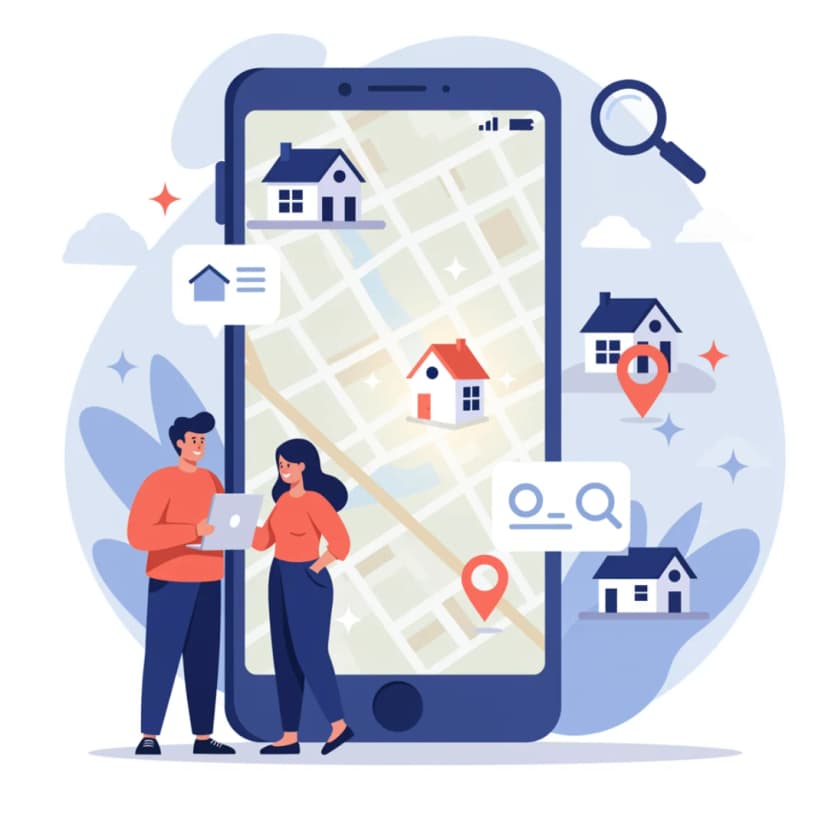 Finding off market properties illustration